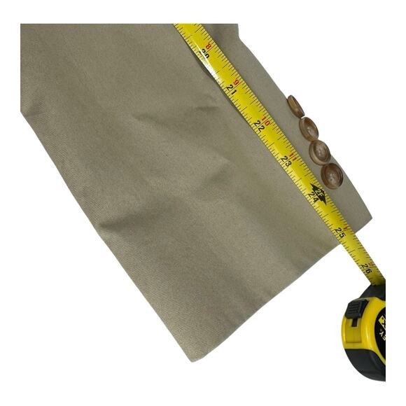 Brooks Brothers 1818 Fitzgerald Two Button Blazer Jacket Mens Size 40R Tan - Picture 15 of 16